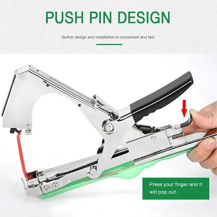 Plant Tying Machine One-Hand Operation Includes Tape & Staples