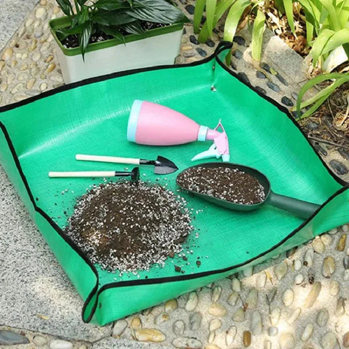 Planting Mat Foldable Waterproof Snap Corners