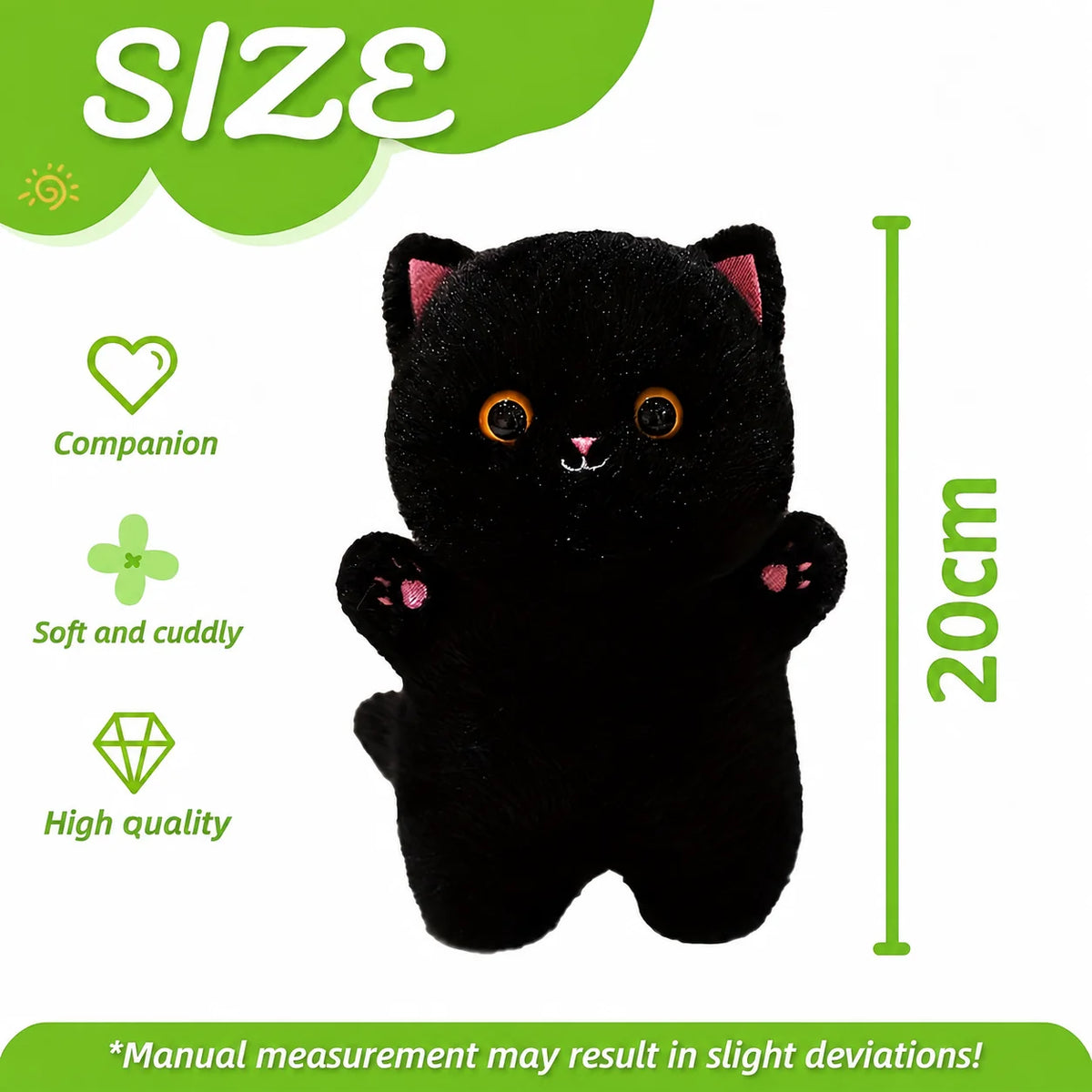 Plush Cat Soft Fluffy Seven Color Designs
