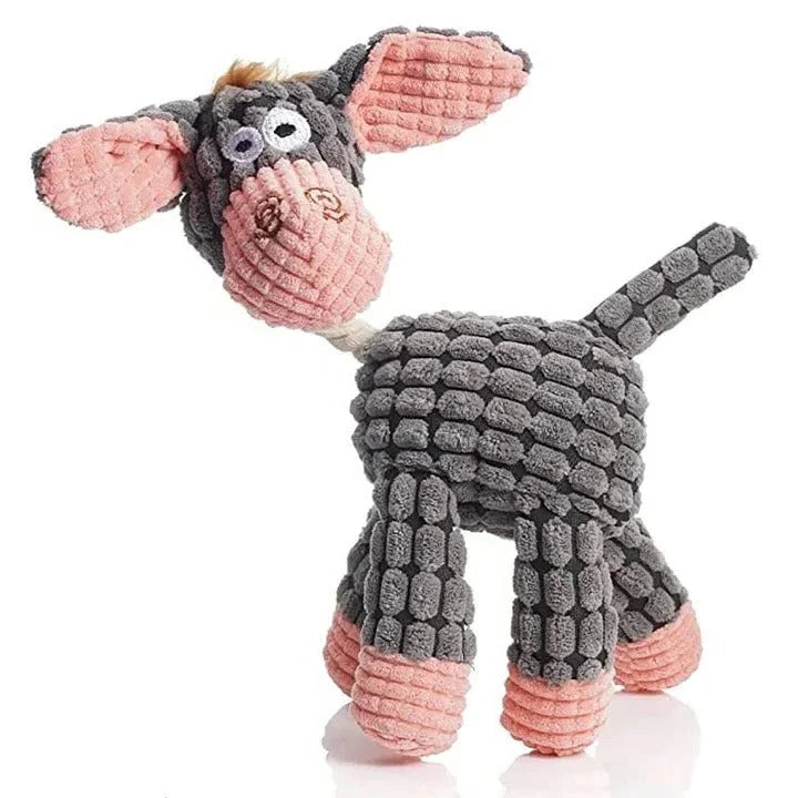 Plush Dog Toy Reinforced Squeaker Machine Washable