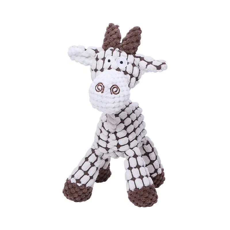 Plush Dog Toy Reinforced Squeaker Machine Washable