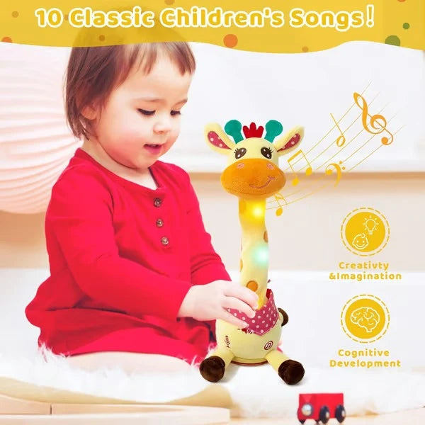 Plush Giraffe Ultra-Soft Musical Voice-Mimic
