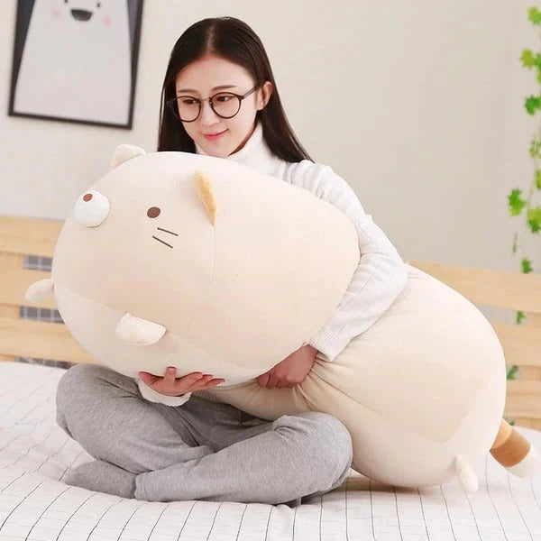 Plush Toy Cotton-Filled Slow-Rebound Neck & Lumbar Support