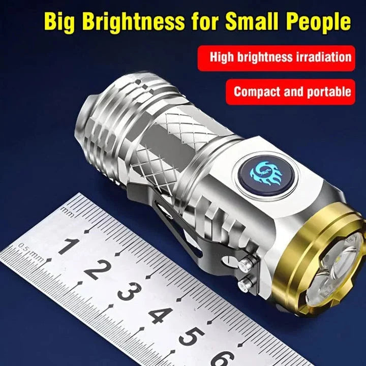 Pocket Flashlight Rechargeable Long Range LED