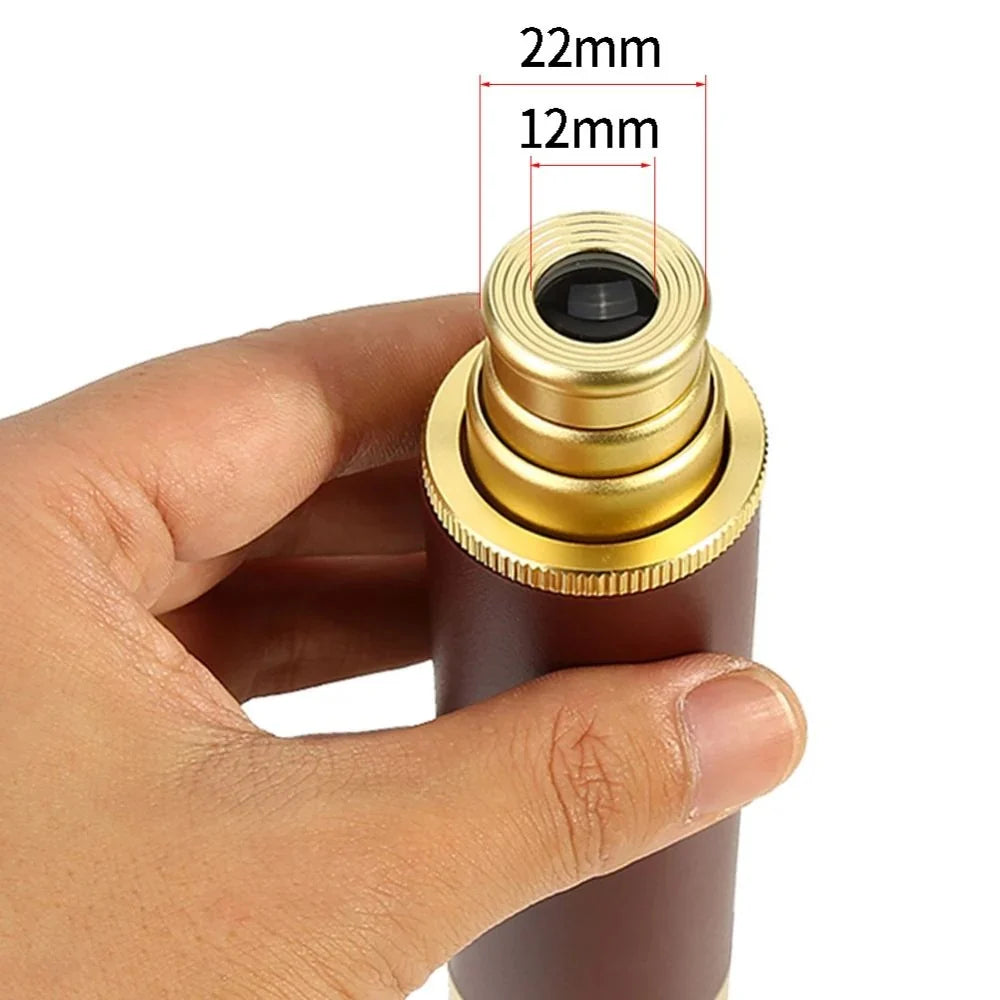 Pocket Monocular 10x Magnification HD Coated Optics & Waterproof