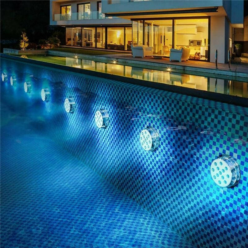 Pool LED Lights Remote Control 16 Colors IP68