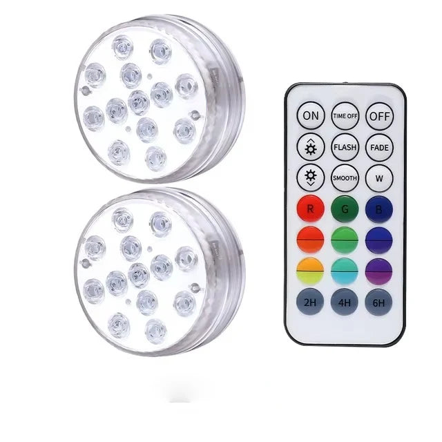 Pool LED Lights Remote Control 16 Colors IP68