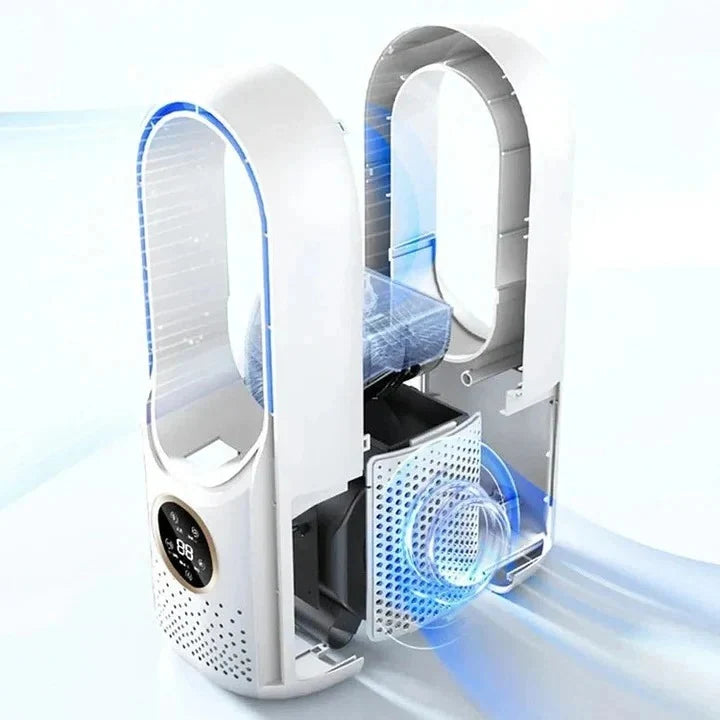Portable Air Conditioner Blade-Free Quiet Compact Design