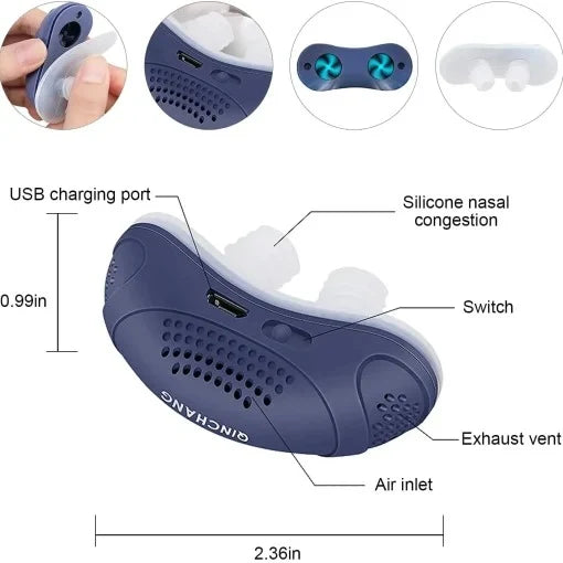 Portable Airflow Device Compact Hoseless USB Rechargeable