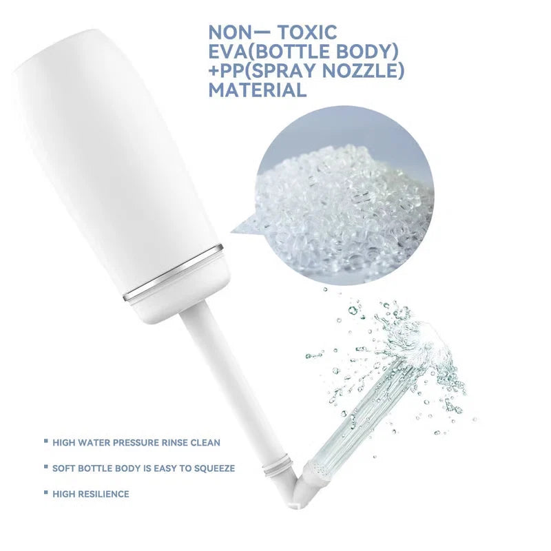 Portable Bidet 400ml Attachable Angled Nozzle