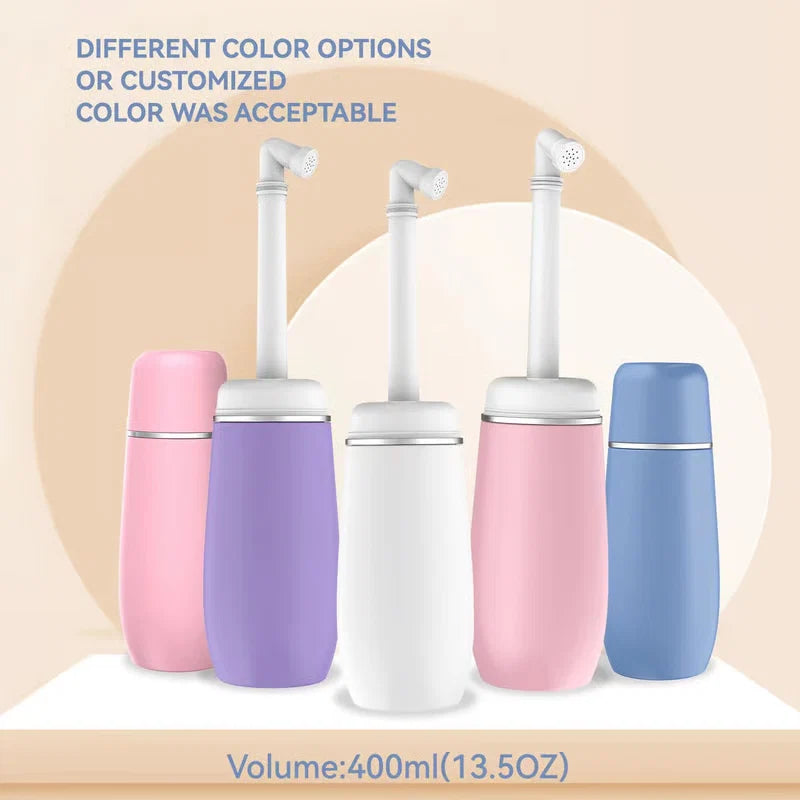 Portable Bidet 400ml Attachable Angled Nozzle