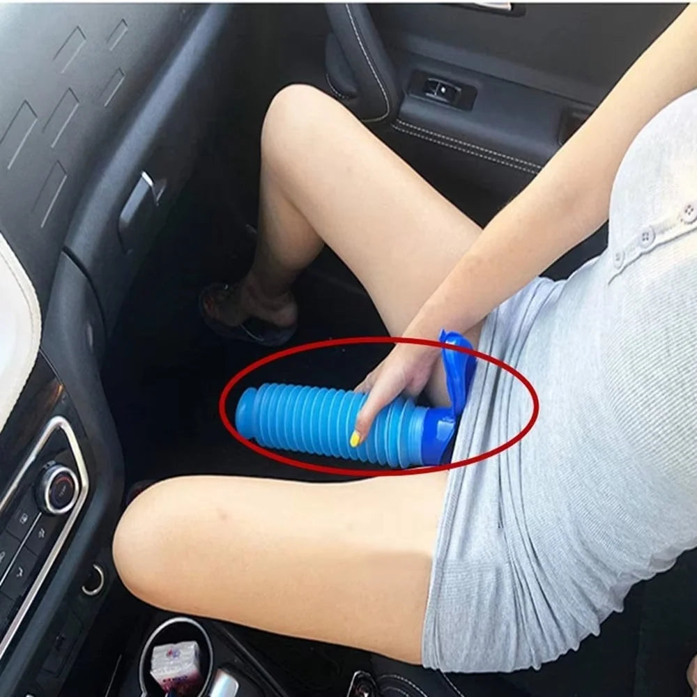 Portable Emergency Toilet Foldable Leakproof Odor-Control Lining
