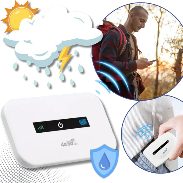 Portable Wi‑Fi Hotspot 4G LTE Up To 10 Devices