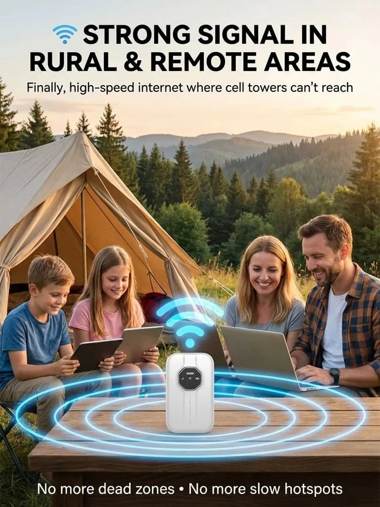 Portable Wi-Fi Hotspot Global Coverage for Travel Internet Access