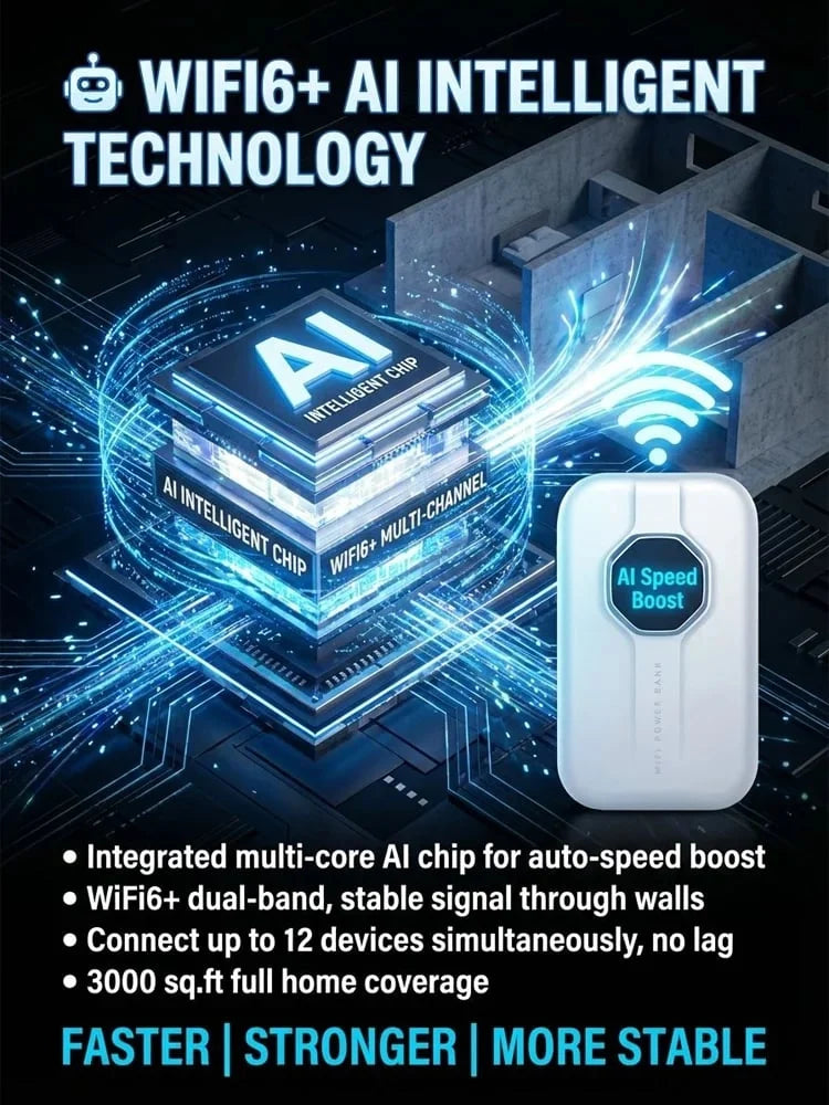 Portable Wi-Fi Hotspot Global Coverage for Travel Internet Access