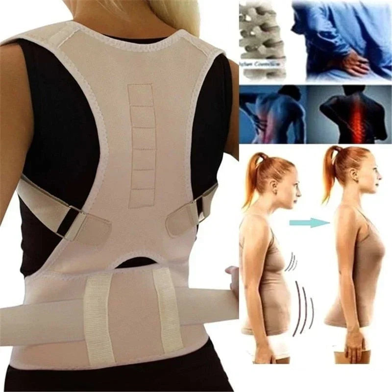 Posture Corrector Adjustable Straps Breathable Fabric