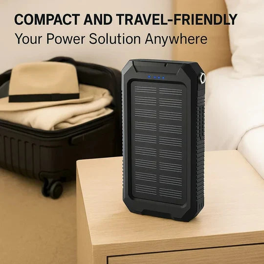 Power Bank Solar Charging High Capacity Dual USB