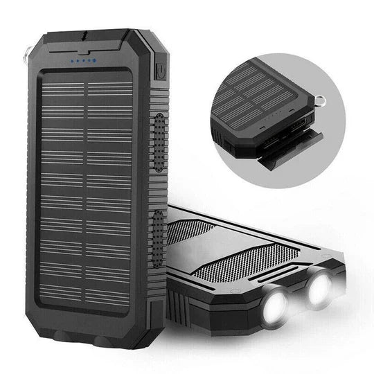 Power Bank Solar Charging High Capacity Dual USB