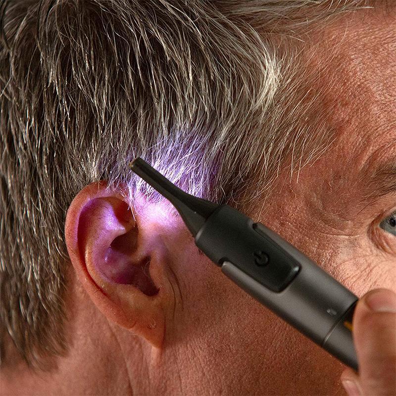 Precision Trimmer Titanium-Coated Blade LED Light Ultra-Lightweight