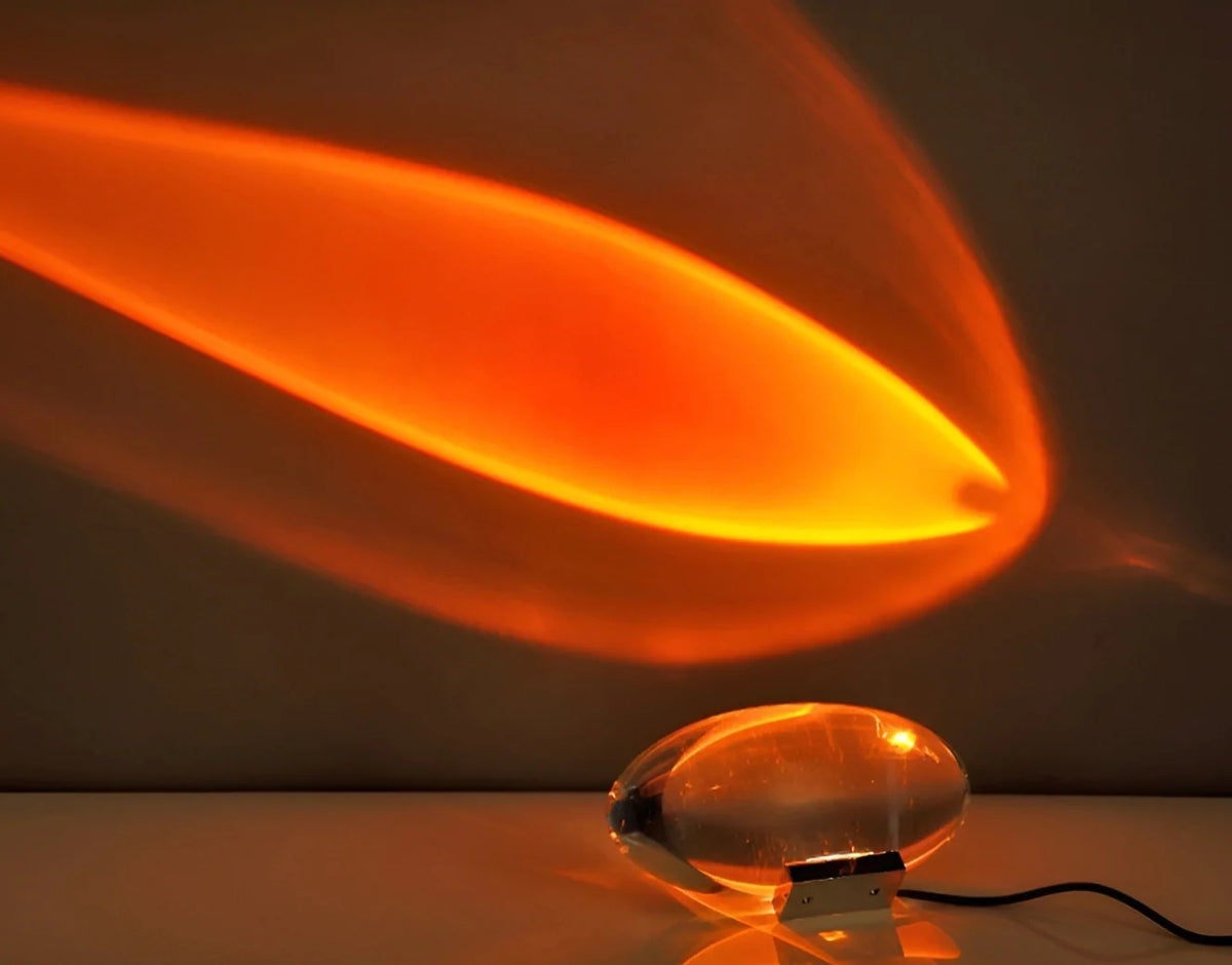 Prism Projection Light Cut Crystal Lens USB-Powered & Adjustable Stand