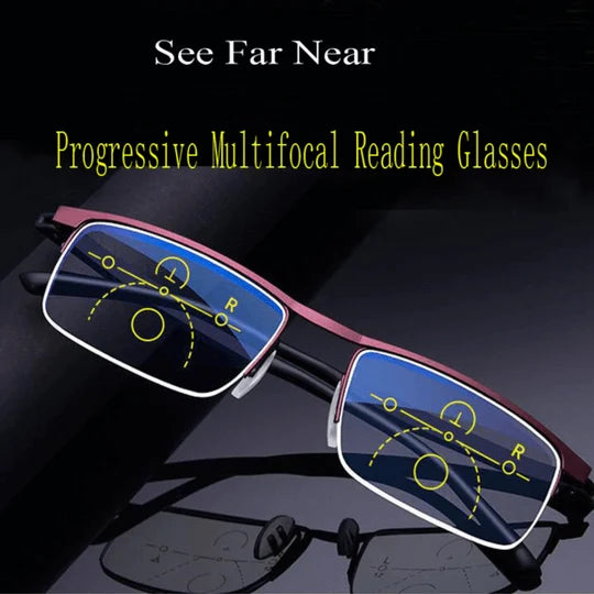 Progressive Glasses Multifocal Anti-Reflective & UV Protection
