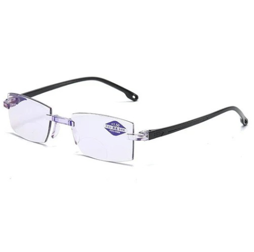 Progressive Glasses Rimless Ultra-Light Anti-Blue Light