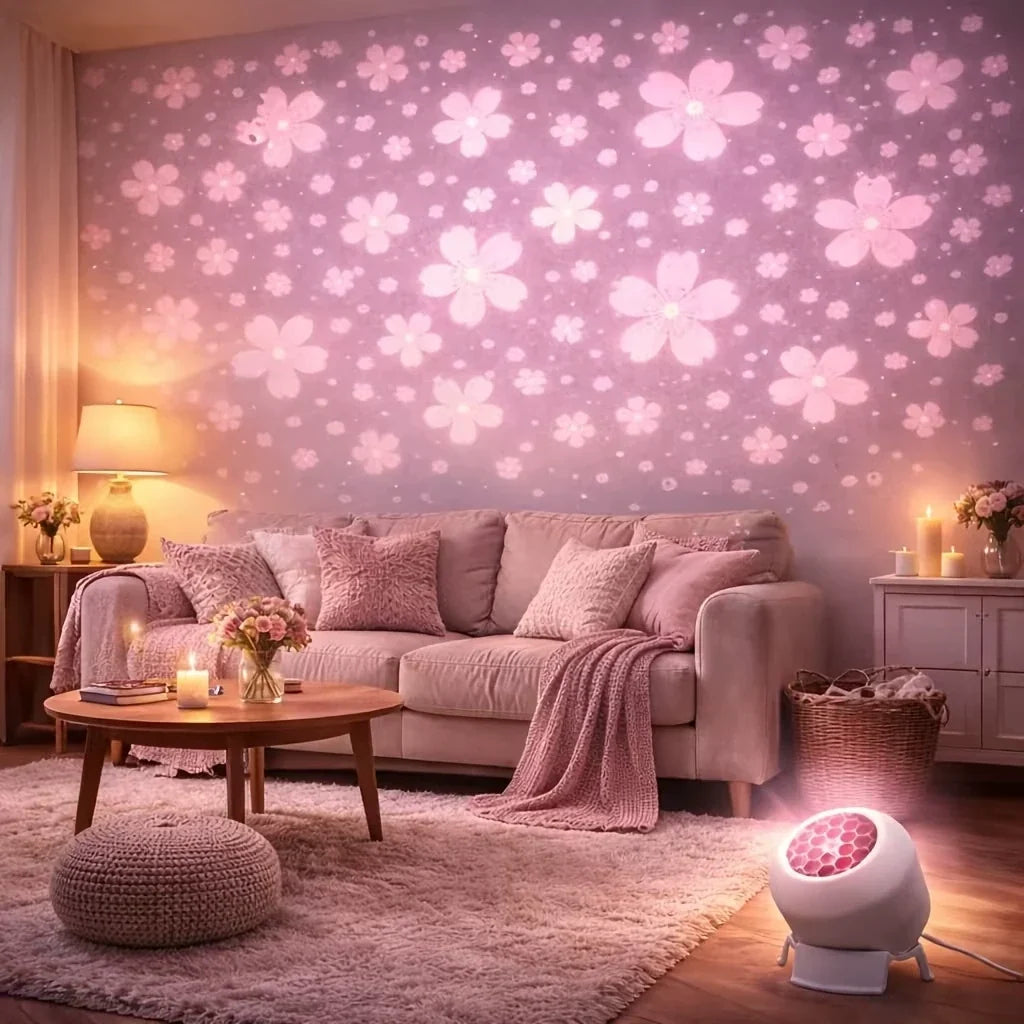 Projection Night Light USB-Powered Wall & Ceiling Scenes