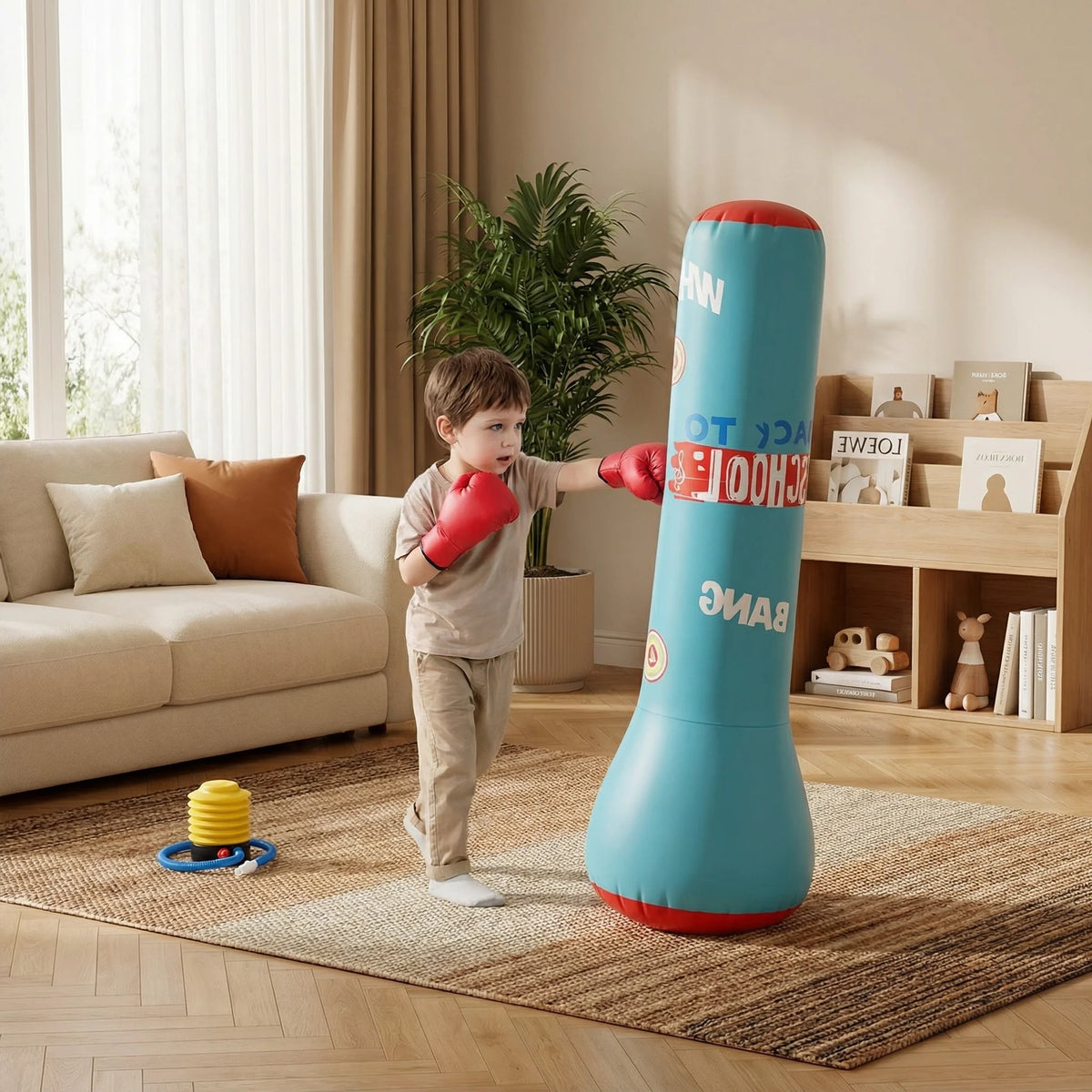 Punching Bag Kids Water-Filled Base Soft Inflatable
