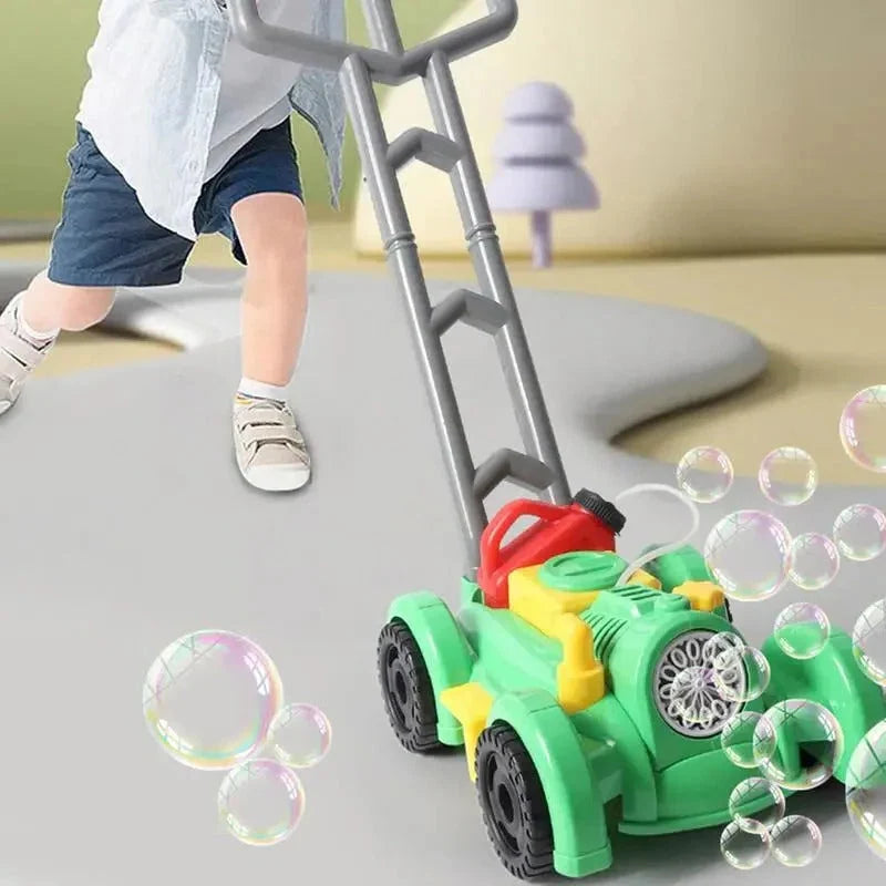 Push Toy Bubble-Blowing Outdoor Play No Batteries
