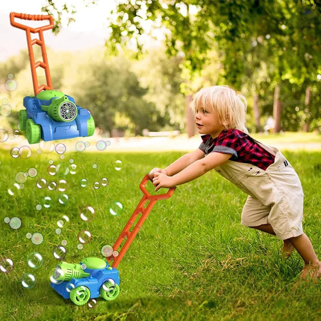 Push Toy Bubble-Blowing Outdoor Play No Batteries
