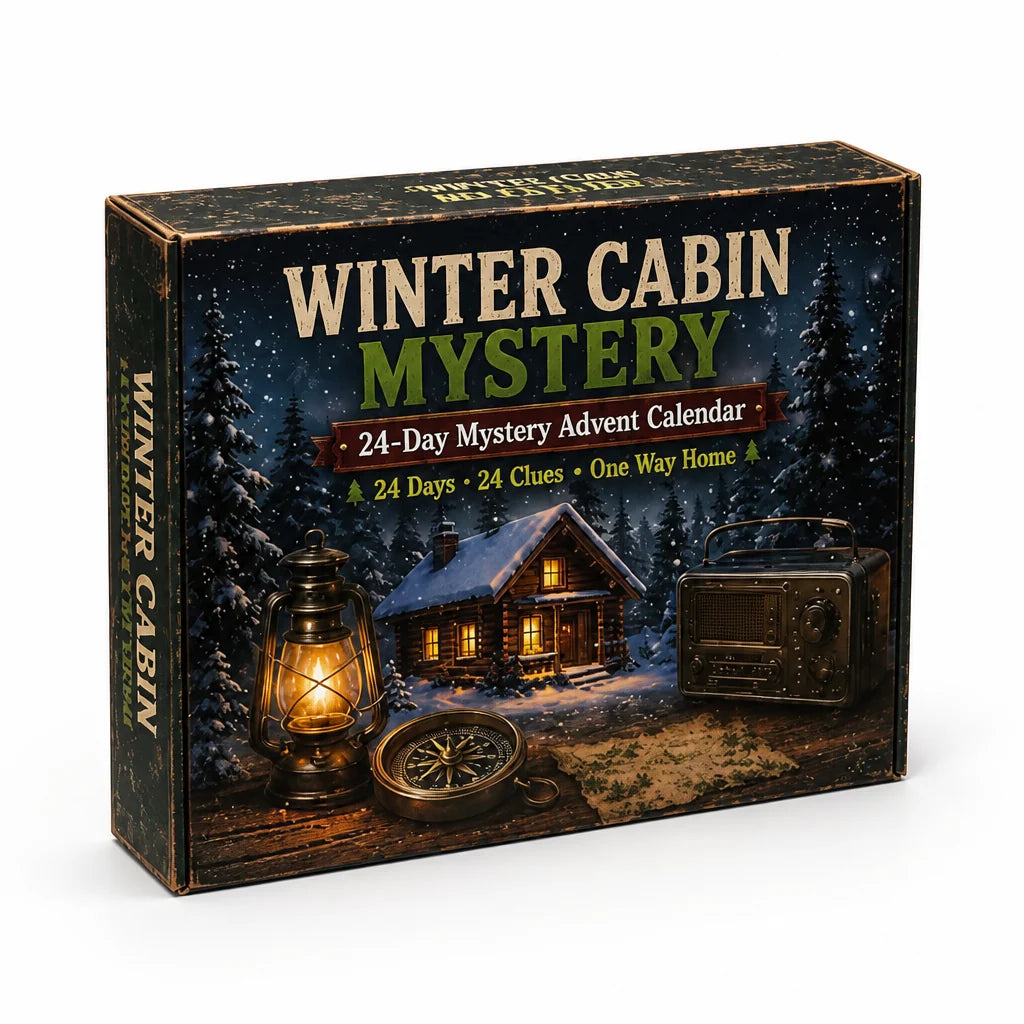 Puzzle Advent Calendar 24-Day Escape Room Puzzles Six Themes