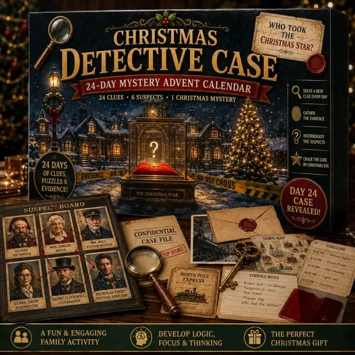 Puzzle Advent Calendar 24-Day Screen-Free Mystery Adventure