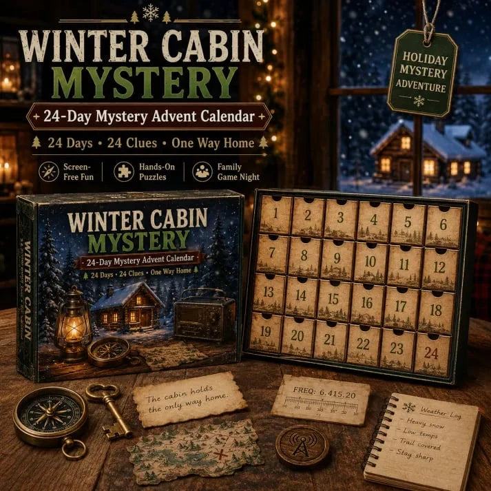 Puzzle Advent Calendar 24-Day Screen-Free Mystery Adventure