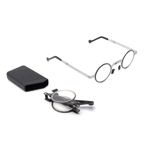 Reading Glasses Foldable Titanium Blue Light Filter