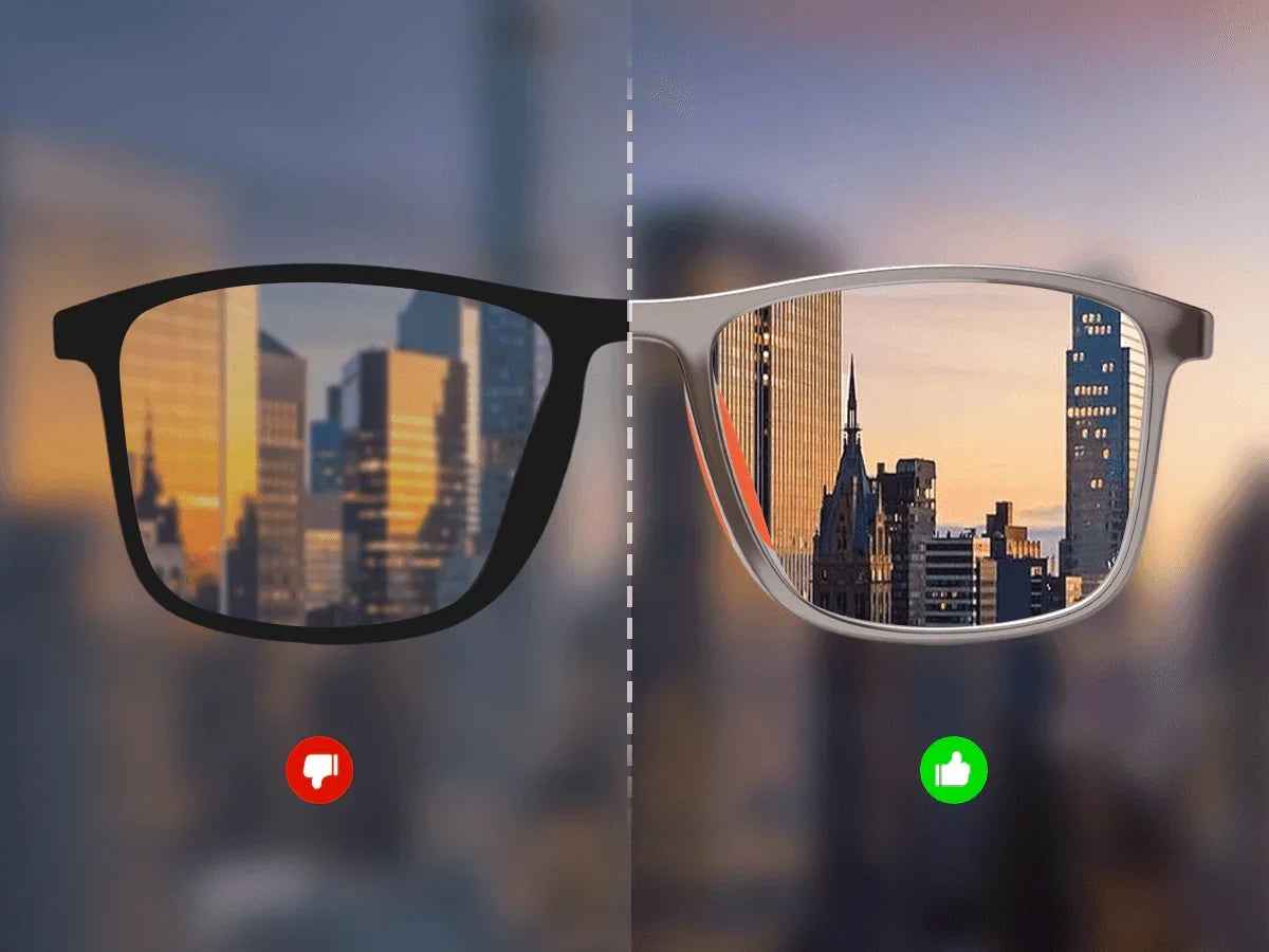 Reading Glasses Line-Free Progressive Blue Light Filtering Lightweight Frames