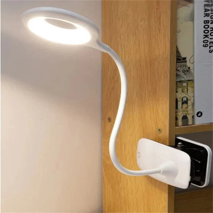 Reading Lamp Clip-On Dimmable Adjustable Neck USB-Powered