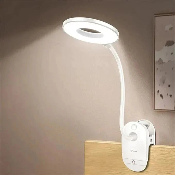 Reading Lamp Clip-On Dimmable Adjustable Neck USB-Powered