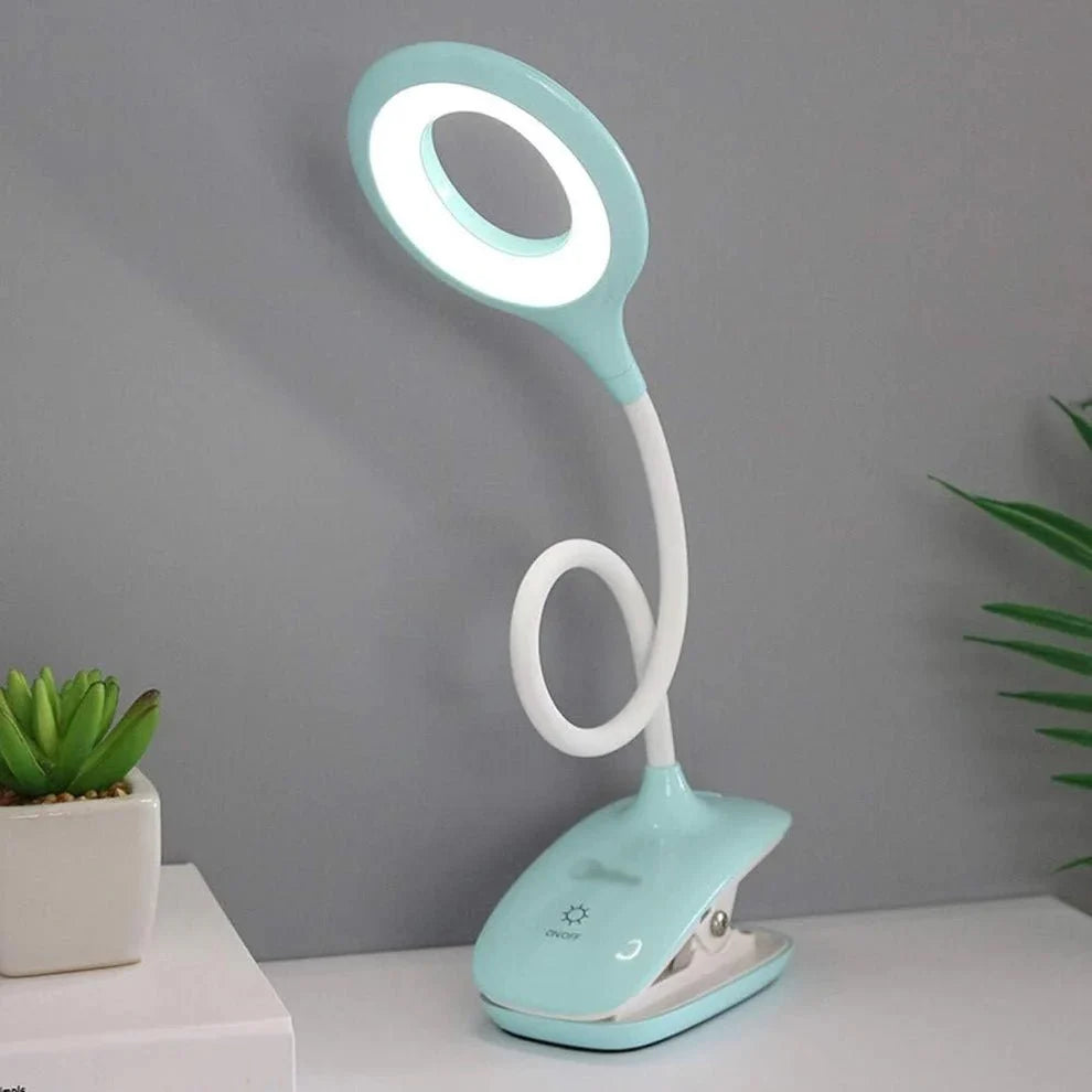 Reading Lamp Clip-On Dimmable Adjustable Neck USB-Powered