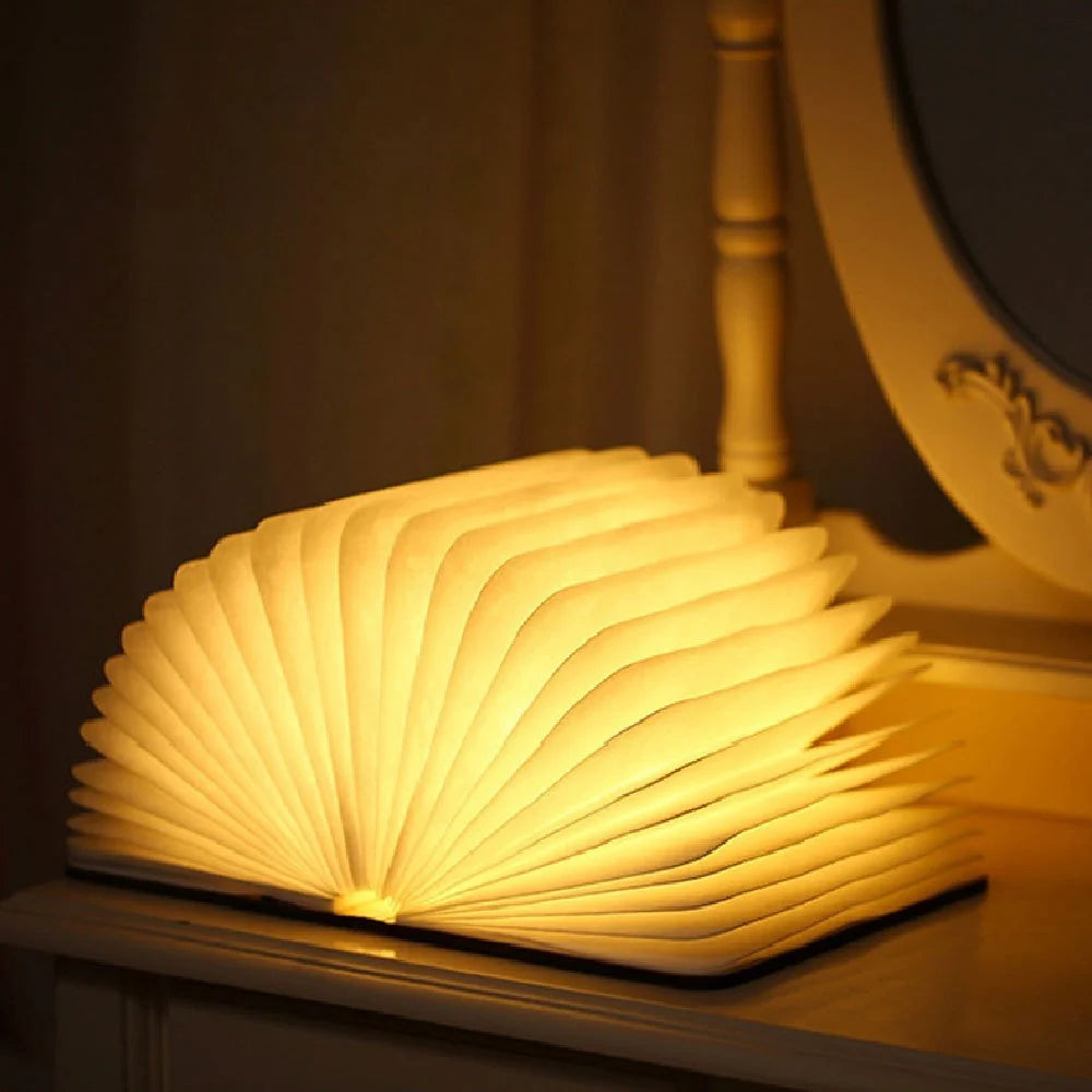 Reading Lamp Foldable Dimmable Three-Tone USB Rechargeable