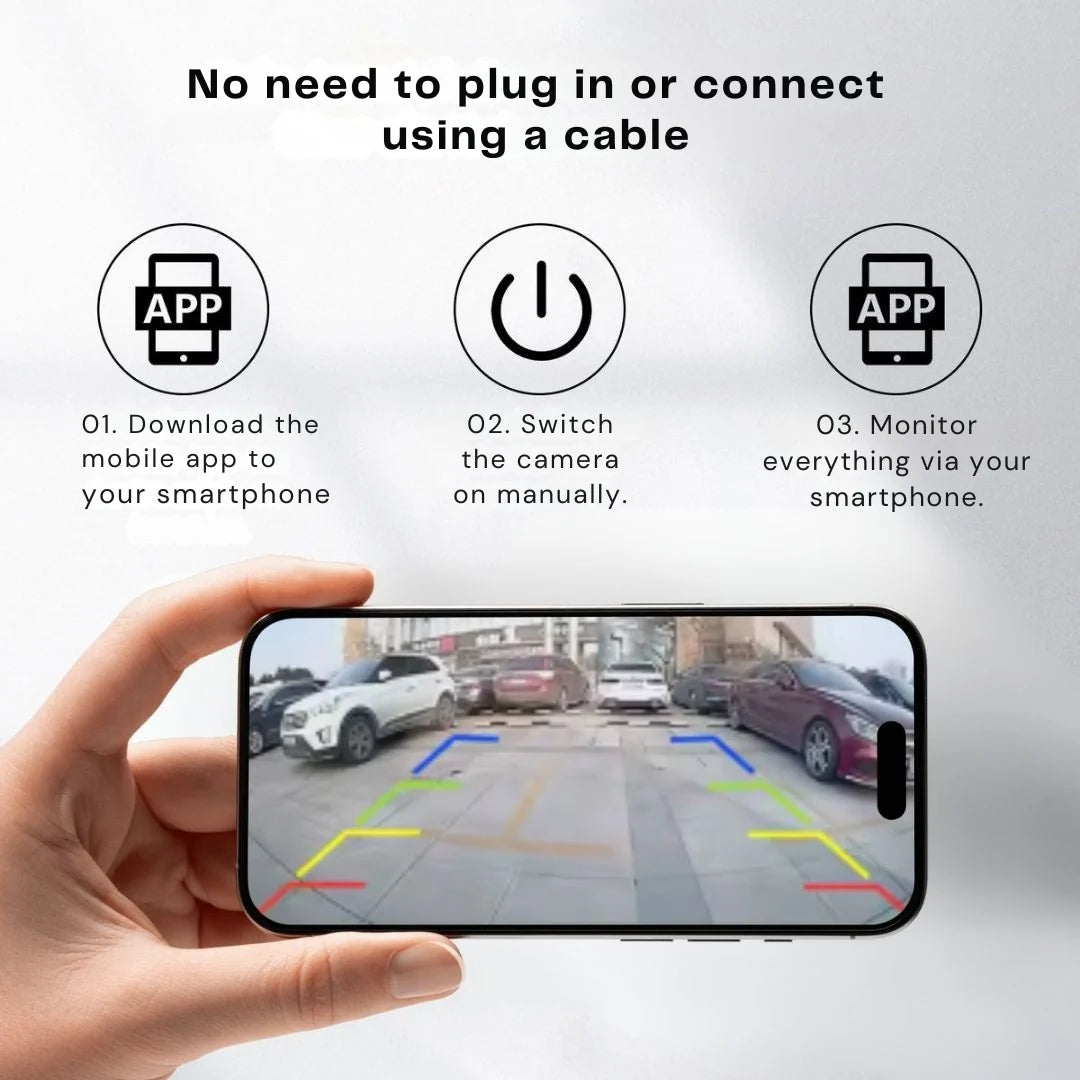 Rear View Camera Wireless Magnetic 720P Night Vision