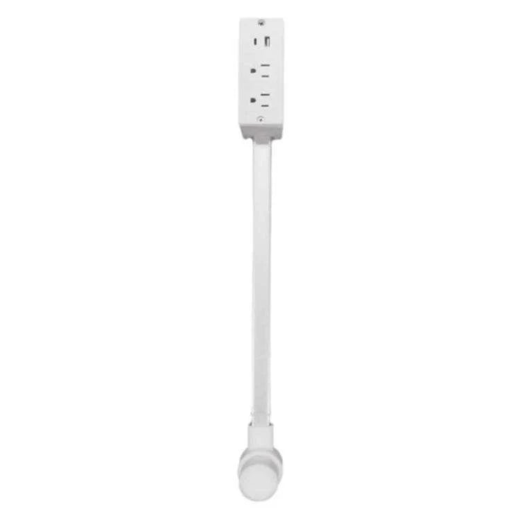 Retractable Power Outlet 30 Inch Cord USB-C Fast Charging