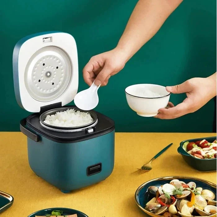 Rice Cooker Compact Nonstick With Steamer Tray