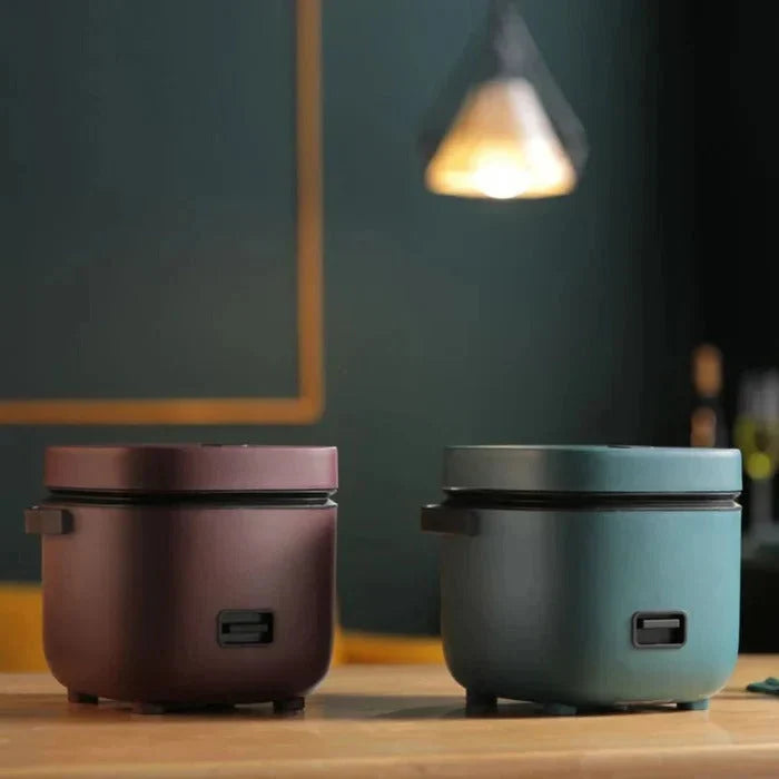 Rice Cooker Compact Nonstick With Steamer Tray