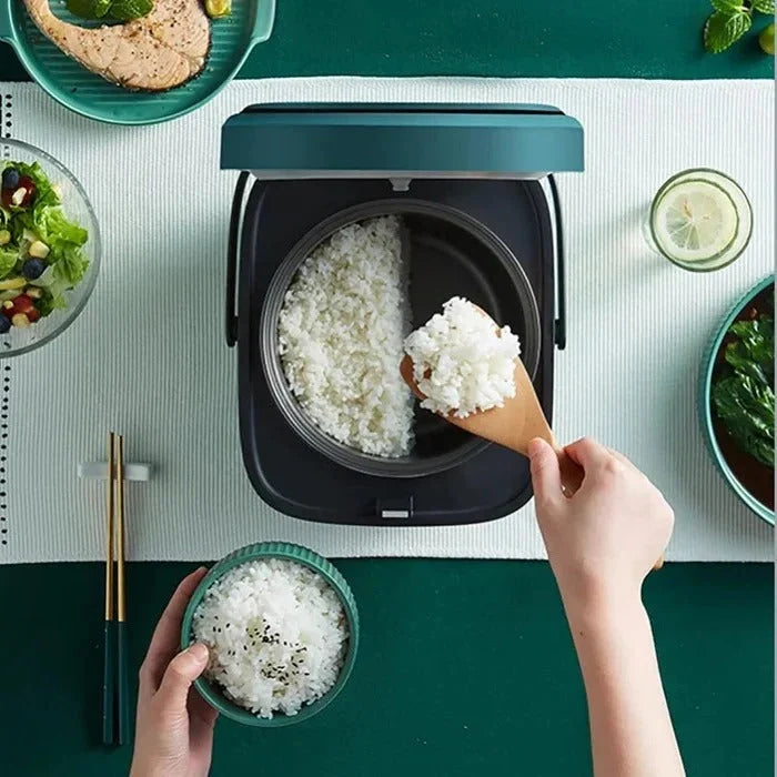 Rice Cooker Compact Nonstick With Steamer Tray