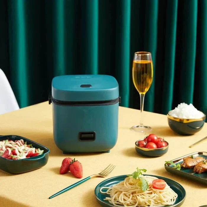 Rice Cooker Compact Nonstick With Steamer Tray