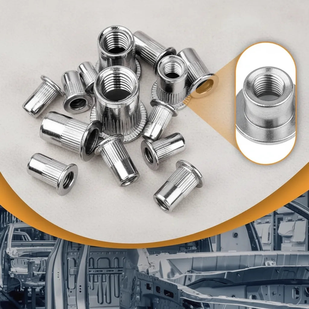 Rivet Nut Set M3-M10 With Screws & Storage Box