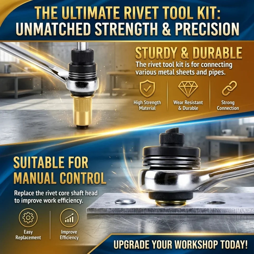 Rivet Nut Tool Set M3 To M8 Complete Kit