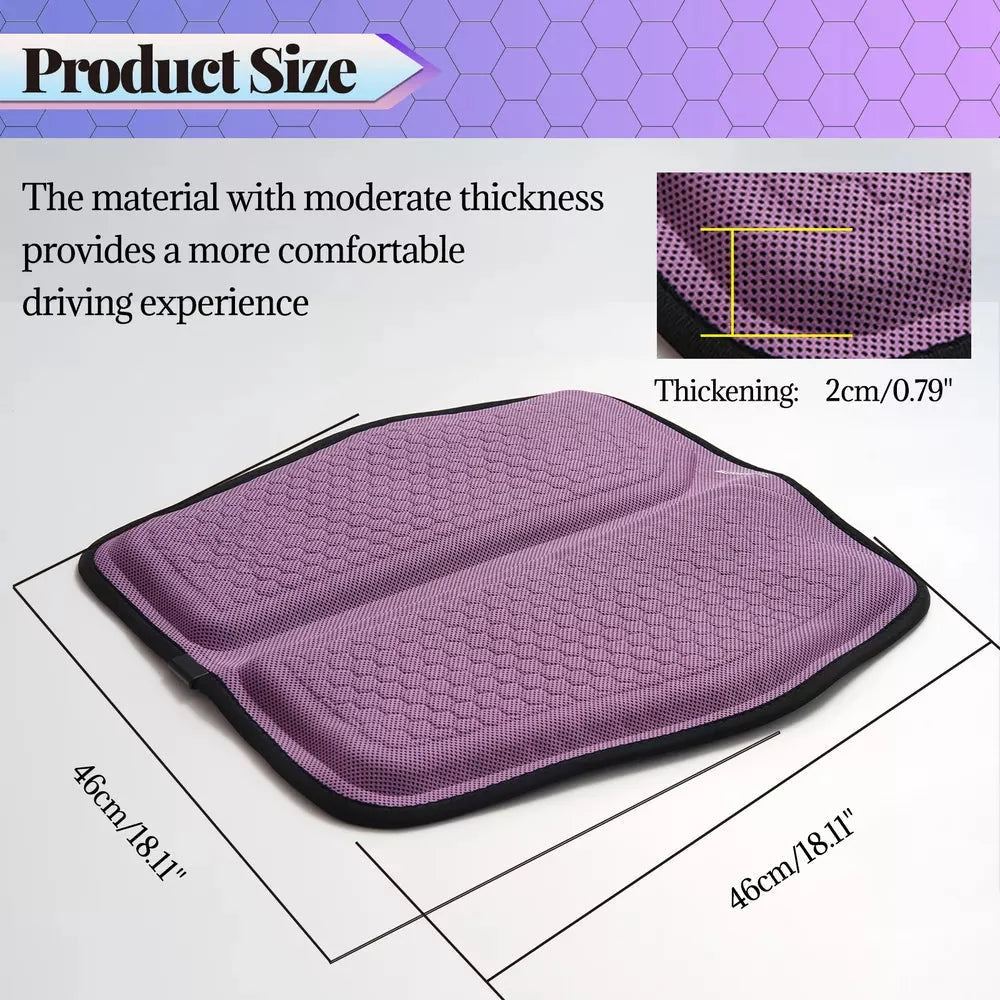 Seat Cushion Cooling Gel & Memory Foam Tailbone Cutout