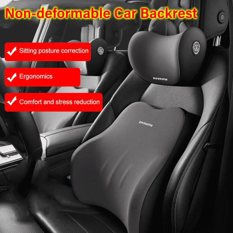 Seat Cushion Ergonomic Cutout Memory Foam Non-Slip Base