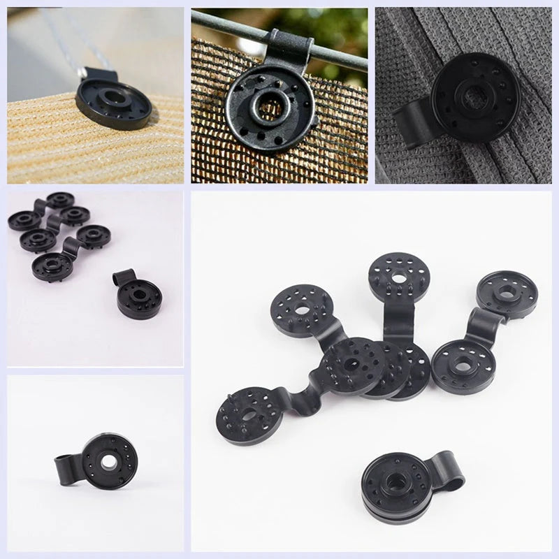 Shade Clips Spring-Loaded Weather-Resistant Grip